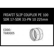 Marley Polyethylene Friafit Slip Coupler 225mm - T680005